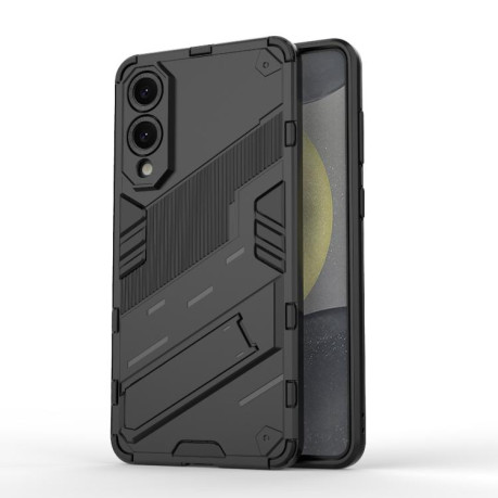 Противоударный чехол Punk Armor для Samsung Galaxy S25 Edge 5G - черный