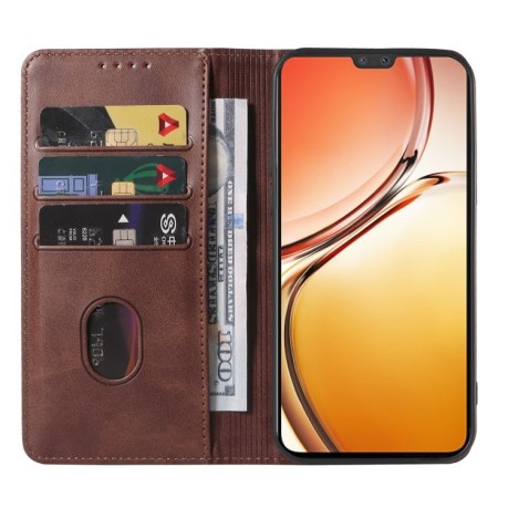 Чохол-книжка Magnetic Closure для Vivo V23 5G - коричневий