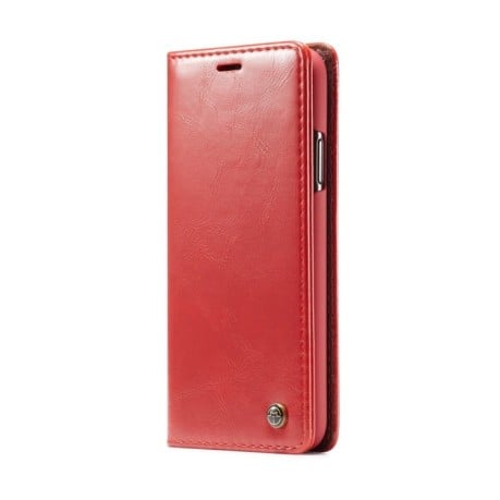 Кожаный чехол-книжка CaseMe 003 Series на iPhone 11 Pro Max - красный