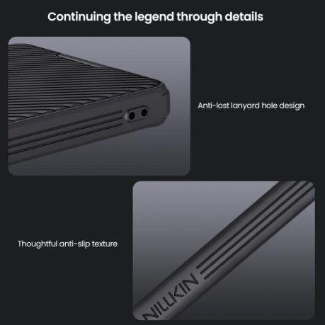 Ударозащитный чехол NILLKIN CamShield Pro на Samsung Galaxy S25 Ultra 5G - черный