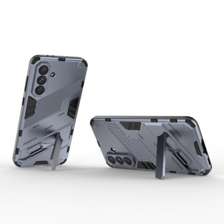 Противоударный чехол Punk Armor для Samsung Galaxy A56 5G - серый