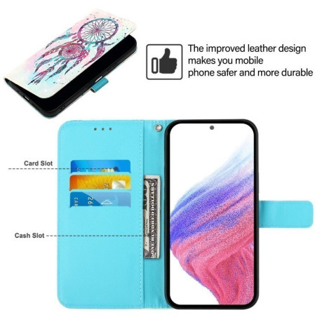 Чехол-книжка 3D Painting для Xiaomi 14T Pro - Color Drop Wind Chimes