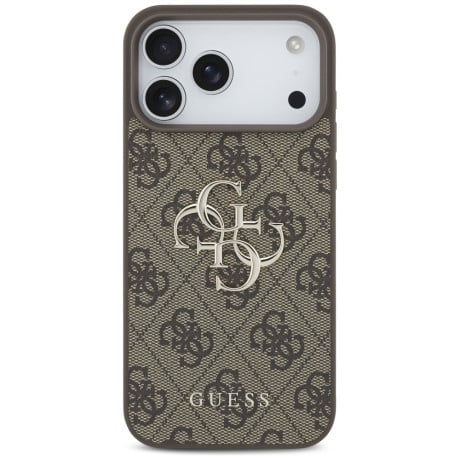 Оригинальный чехол Guess 4G Big Logo на iPhone 17 Pro Max - Brown