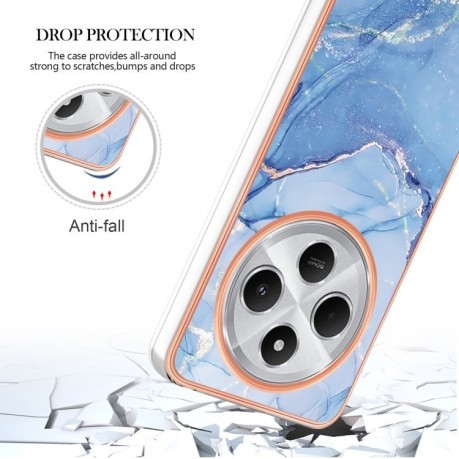 Протиударний чохол Electroplating IMD для Xiaomi Redmi 14C 4G/Poco C75/Redmi A4 5G - Blue