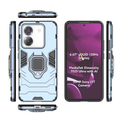 Противоударный чехол HMC 360 Degree Rotating Holder на Xiaomi Poco M7 Pro 5G - синий