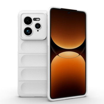 Силиконовый чехол Magic Flannel для Realme GT 7 Pro 5G - белый