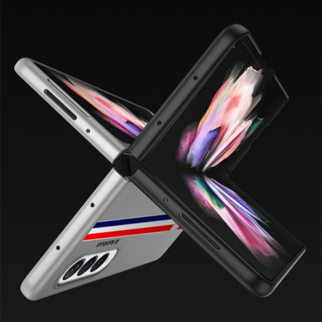 Противоударный чехол GKK Ultra-thin на Samsung Galaxy Z Fold 3  - Four Bars Grey
