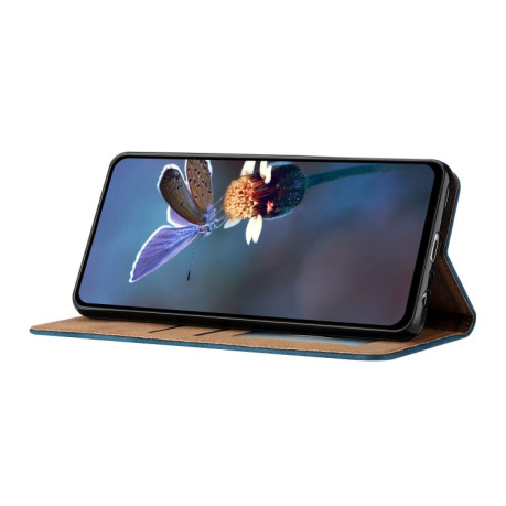 Чохол-книжка Seven Butterflies Embossed Leather для Xiaomi 14T Pro - синій