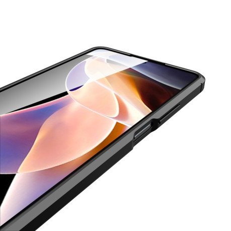 Противоударный чехол Litchi Texture на Xiaomi Redmi Note 12 Pro 4G/11 Pro Global(4G/5G)/11E Pro 4G / 5G Global - черный