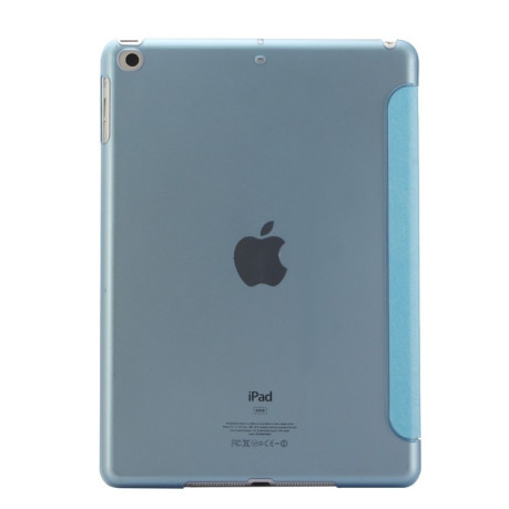 Чехол Silk Texture Three-folding голубой для iPad 9.7 2017/2018  A1822/ A1823