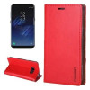 Кожаный чехол-книжка MERCURY GOOSPERY BLUE MOON на Samsung Galaxy S8 + / G955 -красный