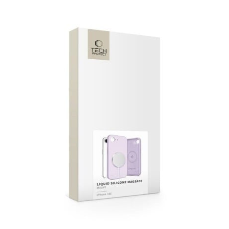 Чехол Tech-Protect Liquid Silicone MagSafe для iPhone 16e - Purple