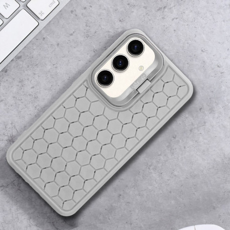 Протиударний чохол Honeycomb Radiating Holder TPU для Samsung Galaxy A35 5G - сірий