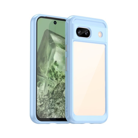 Протиударний чохол Colorful Acrylic Series для Google Pixel 8a - синій