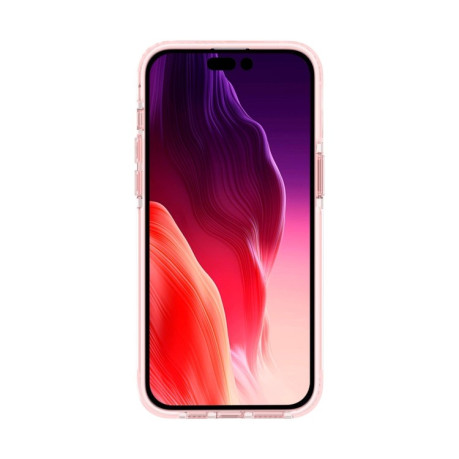 Протиударний чохол Two-color Shockproof для iPhone 15 Plus-рожевий