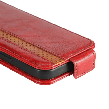 Фліп-чохол Splicing Wallet Card для Samsung Galaxy S23+Plus 5G - червоний