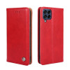 Чехол-книжка Non-Magnetic Retro Texture для Samsung Galaxy M53 5G - красный