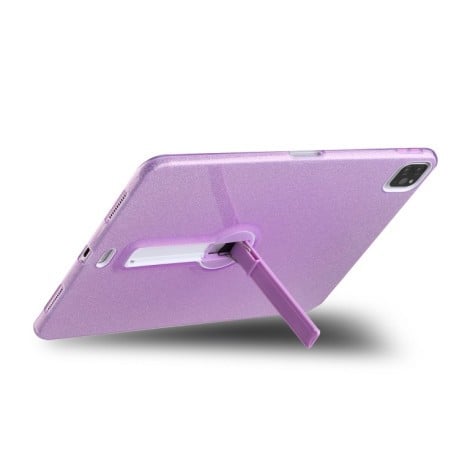 Противоударный чехол Glitter with Holder для  iPad Pro 11 inch (2020)- фиолетовый