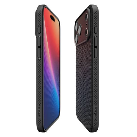 Оригінальний чохол Spigen Liquid Air на iPhone 17 Pro Max - Matte Black