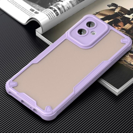 Протиударний чохол Armor Glaze PC Hybrid для Motorola Moto G55 5G - фіолетовий