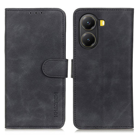 Чохол-книжка KHAZNEH Cowhide Texture на Xiaomi Poco X7 Pro - чорний