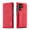 Чехол-книжка LC.IMEEKE Hon Ancient Series для Samsung Galaxy S22 Ultra 5G - красный