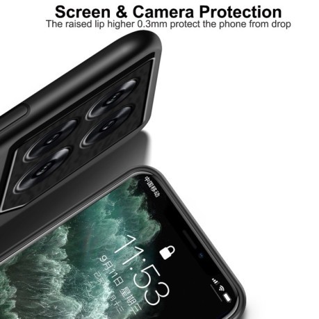 Противоударный чехол Tilt Strip Grain на Infinix GT 20 Pro - зеленый