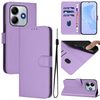 Чохол-книжка з м'яким покриттям (Skin Feel) зі шнурком на Xiaomi Poco M7 Pro 5G - фіолетовий