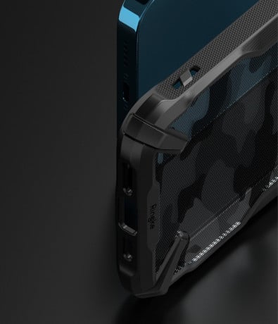 Оригинальный чехол Ringke Fusion X Design durable на iPhone 13 Pro - Camo black