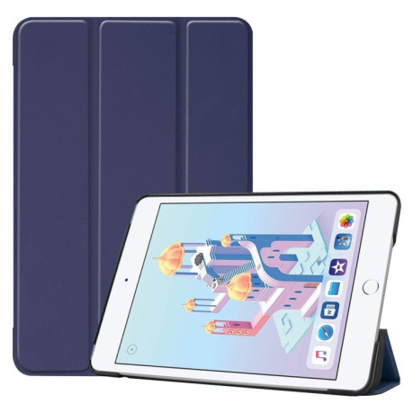 Чохол-книжка Custer Texture на iPad Mini 4 / Mini 5 - синій