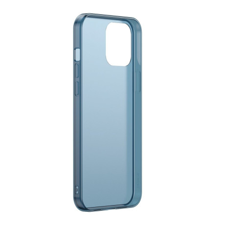 Чохол Baseus Frosted Glass для iPhone 12 Pro Max - синій