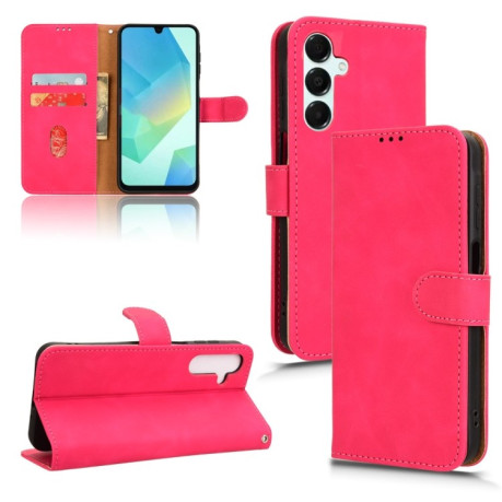 Чохол-книжка Retro Skin Feel Business Magnetic для Samsung Galaxy A16 5G - пурпурно-червоний