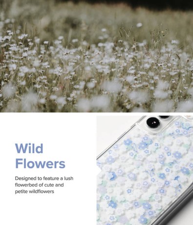 Протиударний чохол Ringke Fusion Design для Samsung Galaxy S22 Plus - Wild flowers