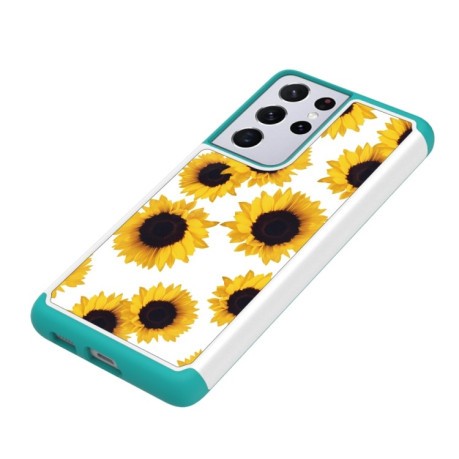 Протиударний чохол Coloured Pattern Samsung Galaxy S21 Ultra - Sunflower