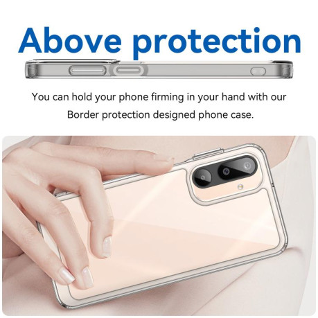 Противоударный чохол Colorful Acrylic Series для Samsung Galaxy M16 5G - прозрачный