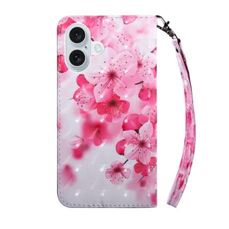 Чохол-книжка 3D Painting для iPhone 16 Plus - Flower