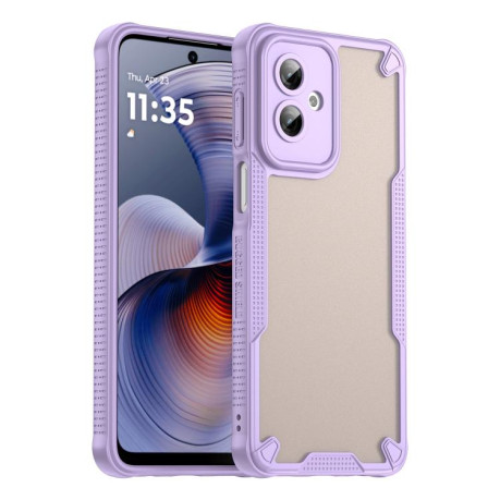 Протиударний чохол Armor Glaze PC Hybrid для Motorola Moto G55 5G - фіолетовий