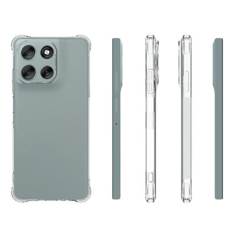 Чохол протиударний Thickening для Motorola Moto G56 5G - прозорий