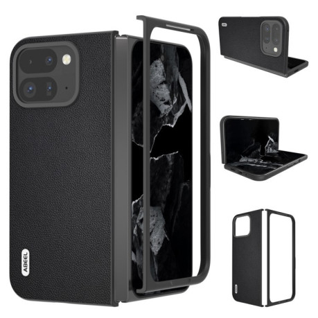 Чохол ABEEL Genuine Leather Luxury для Google Pixel 9 Pro Fold - чорний