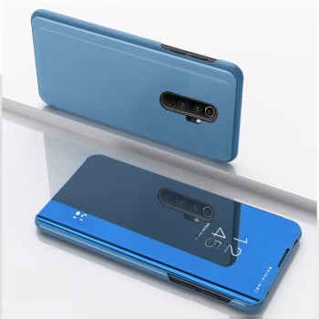 Чехол книжка Clear View на Xiaomi Redmi 9 - синий