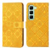 Чохол-книжка Ethnic Style для Infinix Hot 50 4G - жовтий