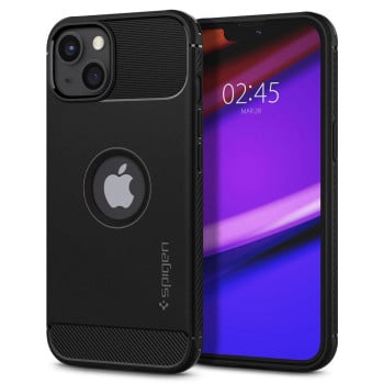Оригинальный чехол Spigen Rugged Armor для iPhone 14/13 - matt black