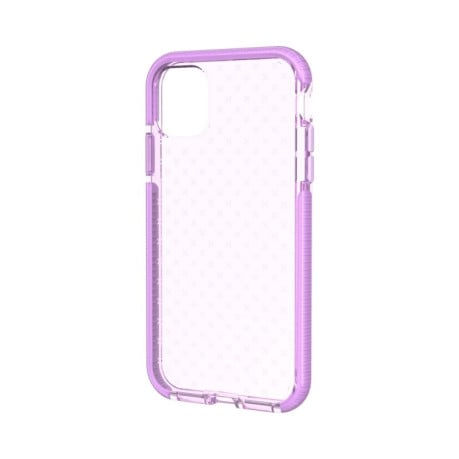 Противоударный чехол Grid Pattern для iPhone 11 - фиолетовый