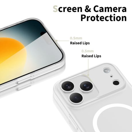 Чохол Tech-Protect MagSlim MagSafe на iPhone 17 Pro - Matte White