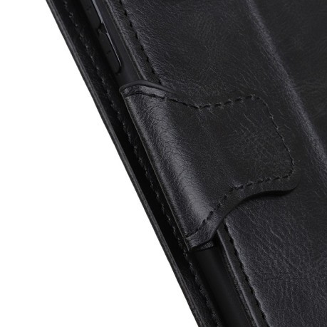Чехол-книжка Mirren Crazy Horse Texture на Xiaomi Redmi Note 11 / Poco M4 Pro 5G - черный