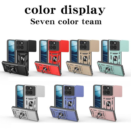 Противоударный чехол Camera Sliding для Motorola Edge 60 Fusion - черный
