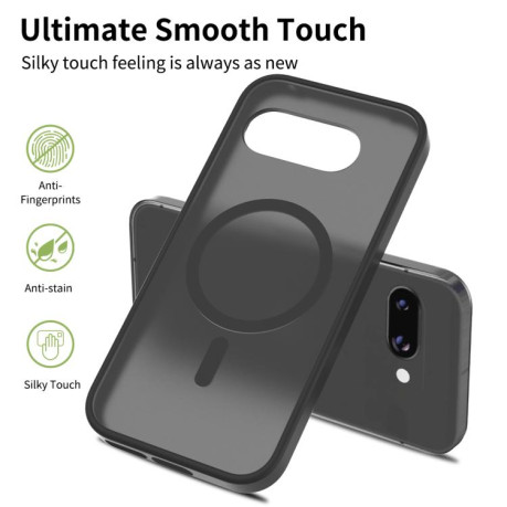 Противоударный чехол Skin Feel TPU Hybrid PC MagSafe для Google Pixel 9a - розовый