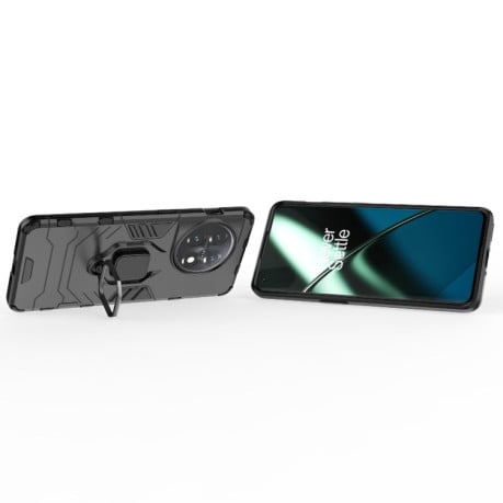 Протиударний чохол HMC Magnetic Ring Holder для OnePlus 11 5G - чорний