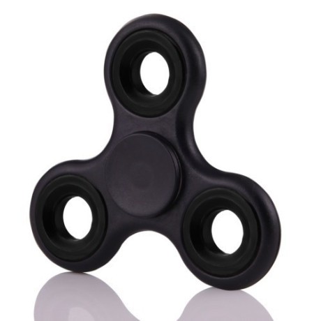 Металевий спіннер Чорний Fidget Spinner ABS Black 1.5 хвилин обертання