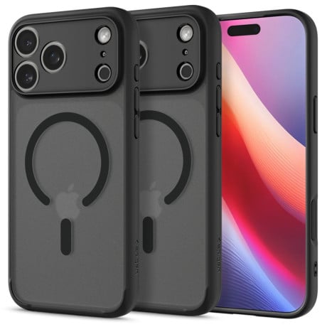 Оригинальный чехол Spigen Ultra Hybrid с MagSafe на iPhone 17 Pro - Black